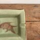 Celadon Ashtray Fish China Japan Cracked Asian Ceramic 20th Century