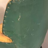 Mid-century modern set of two Italian armchairs from 50s