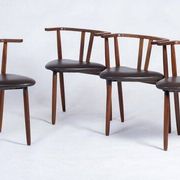 Chaises de Salle à Manger en Teck par Hans Olsen, 1960s, Set de 4