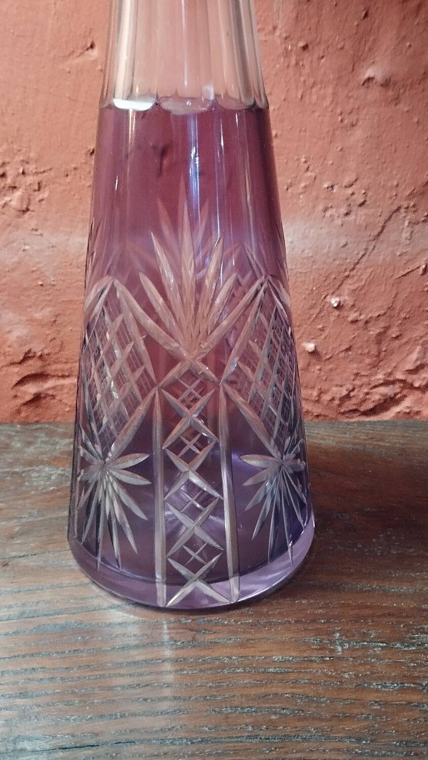 Bohemian crystal carafe