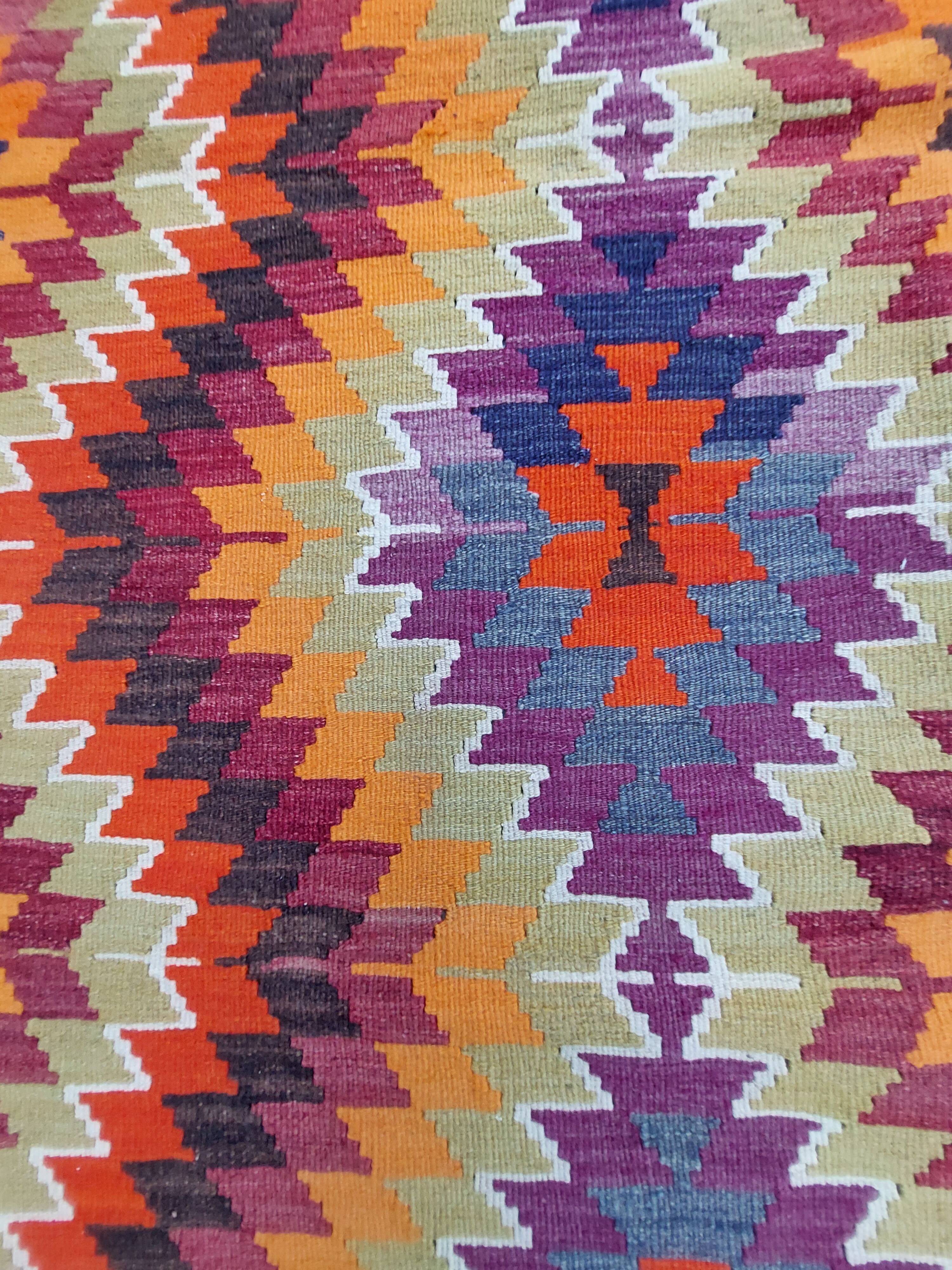 Turkish kilim rug,235x159 cm,MYK-1623