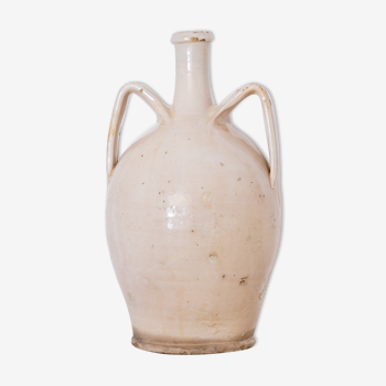 Antique ceramic white vase