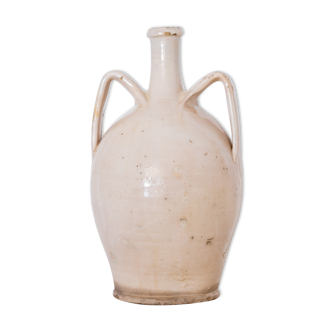 Antique ceramic white vase