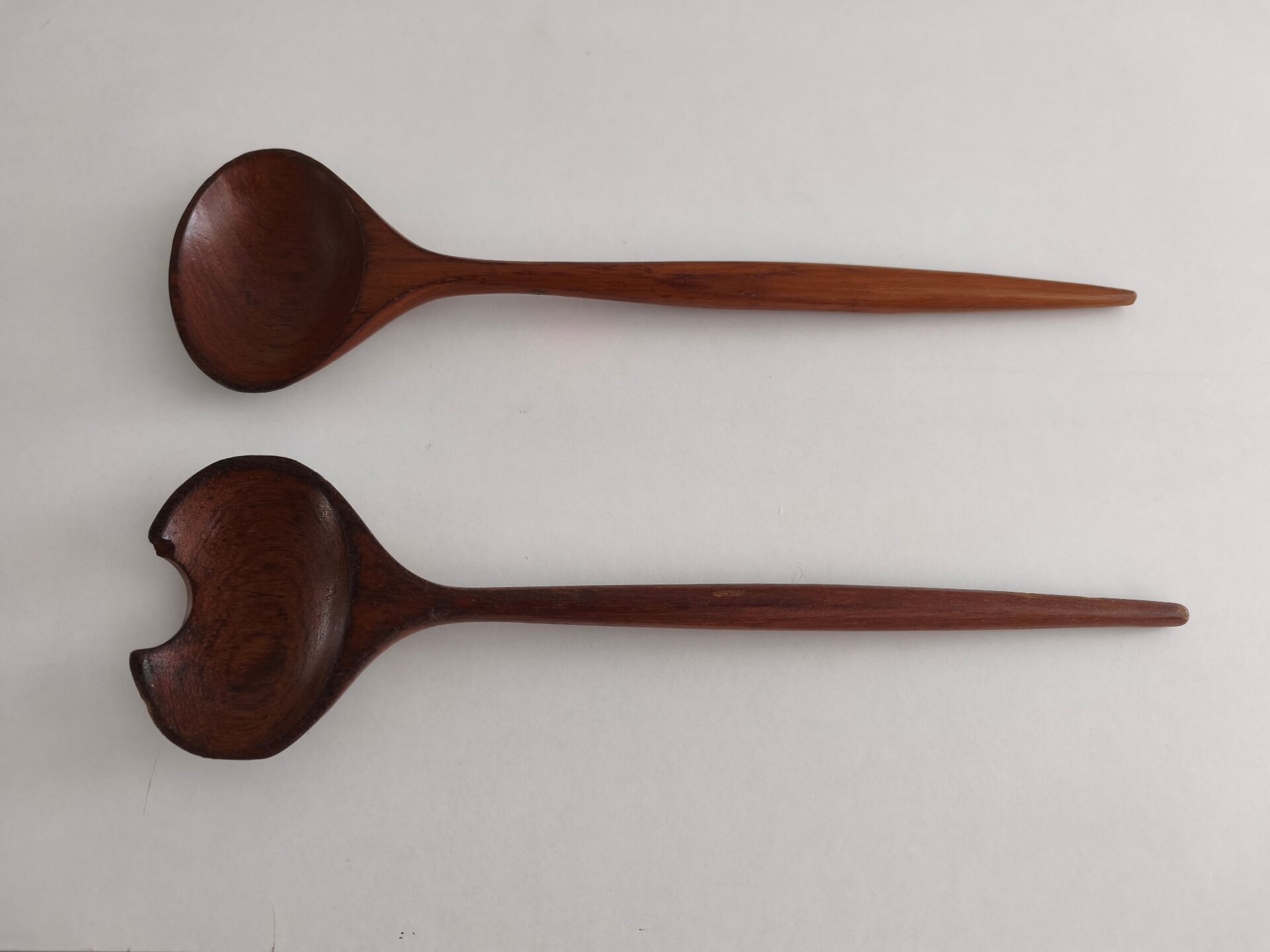 Vintage teak salad cutlery – Scandinavian design from the 60s/70s