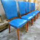 Lot de 5 chaises scandinave année 50/60