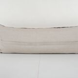 Turkish blue oversize carpet pillow