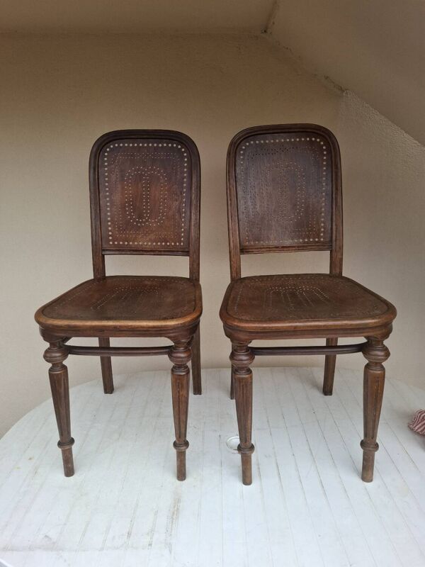 Paire de chaise bistrot Thonet vienne