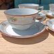 Floral porcelain cups