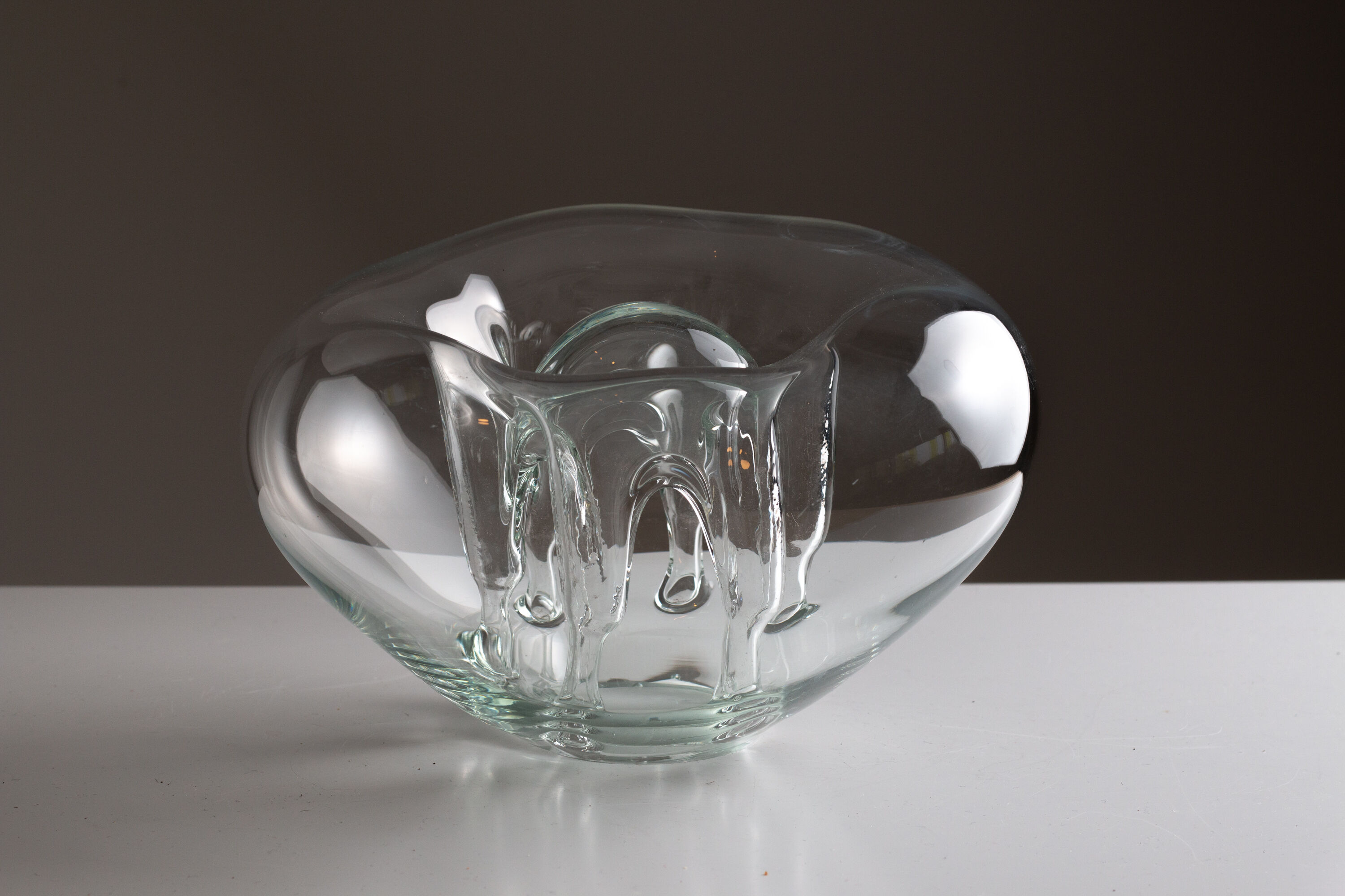 Dragan drobnjak glass ikebana vase / design 1970s