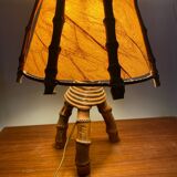 Bamboo bedside lamp