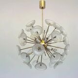 Dandelion, Sputnik chandelier by Kamenicky Senov, 1970