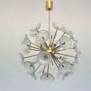 Dandelion, Sputnik chandelier by Kamenicky Senov, 1970
