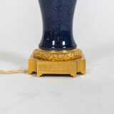 Porcelain and bronze lamp, circa 1880