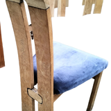 6 vintage brutality chairs