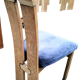 6 vintage brutality chairs