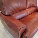 Full grain leather sofa