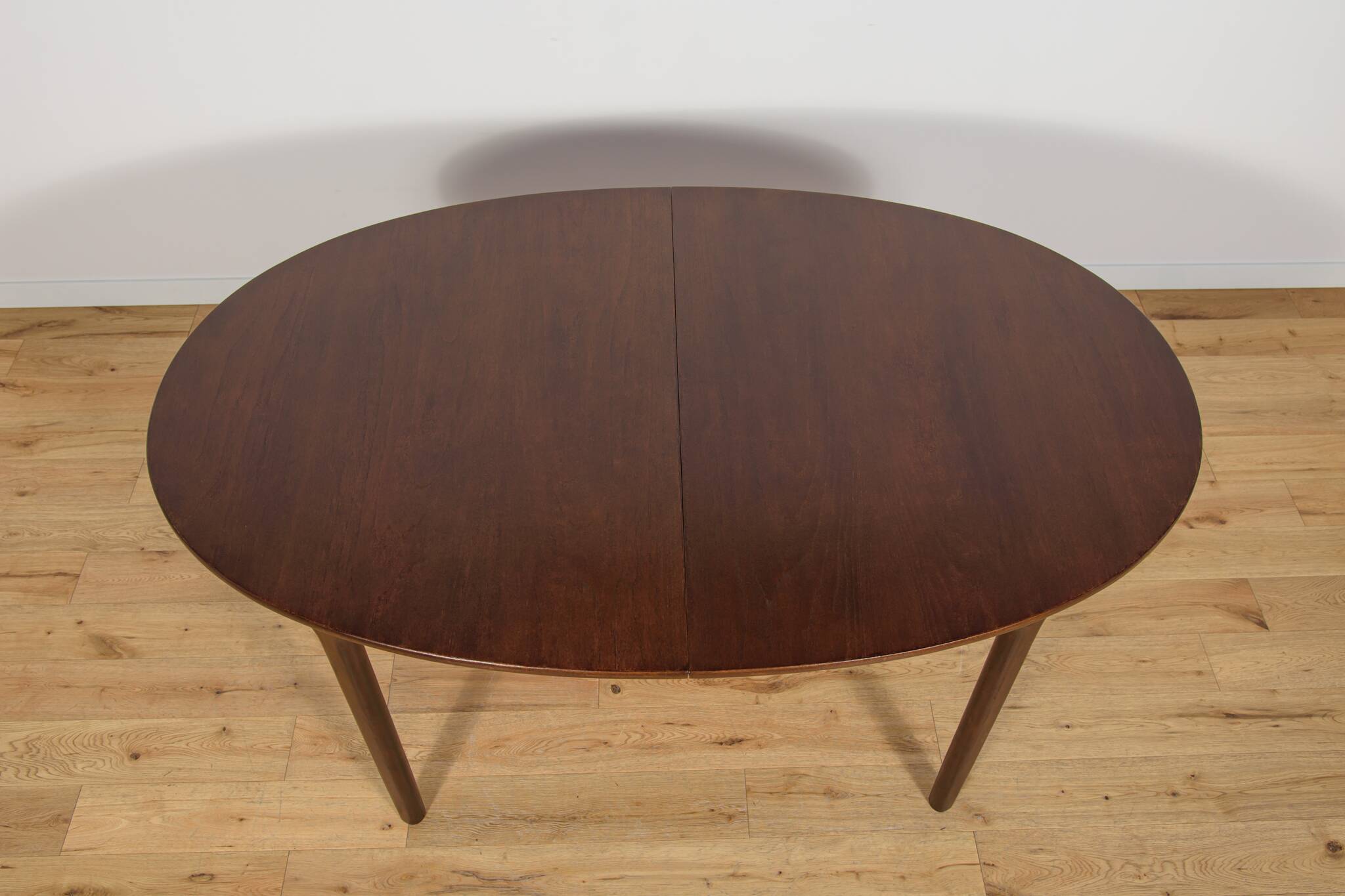 Mid-Century Oval Extendable Teak Dining Table from McIntosh, 1960s