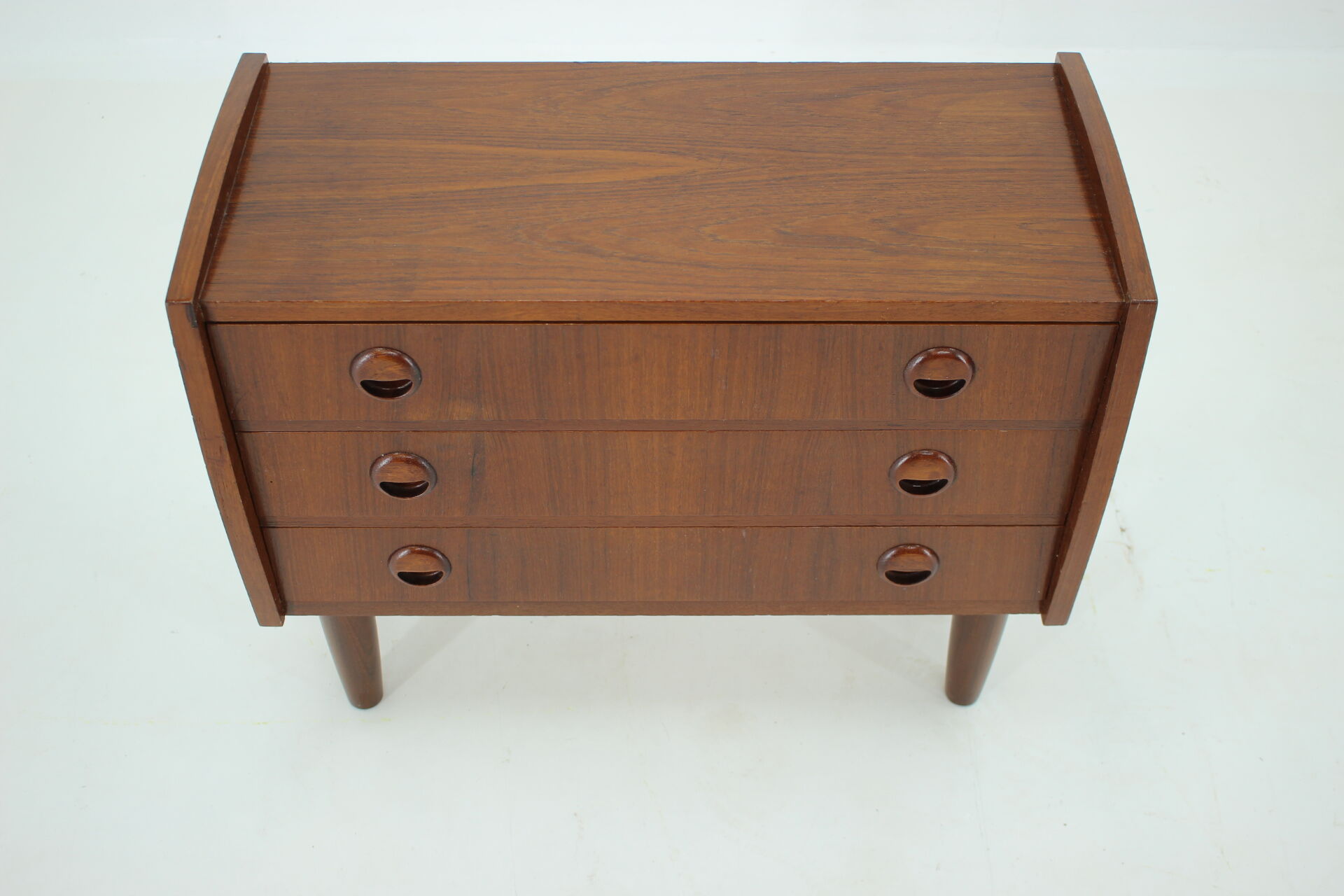 1960s danish teak chest of drawers