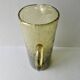 Large bubble glass pitcher from the 70s
