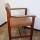 1960s Scandinavian armchair – rosewood, leather, vintage