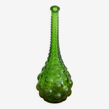 Vintage green Empoli carafe