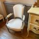 Paire de fauteuils style Louis XVI