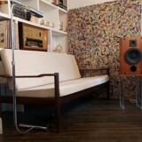 Renovated - Scandinavian mid century teak bench Grete Jal style