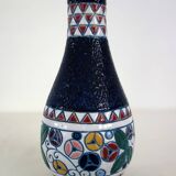 Art Deco ceramic vase with bird decoration by Amphora, 1920