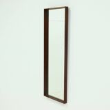 Miroir rectangulaire scandinave en palissandre, années 1960