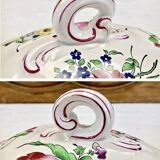 Old Lunéville oval vegetable tureen, street light model