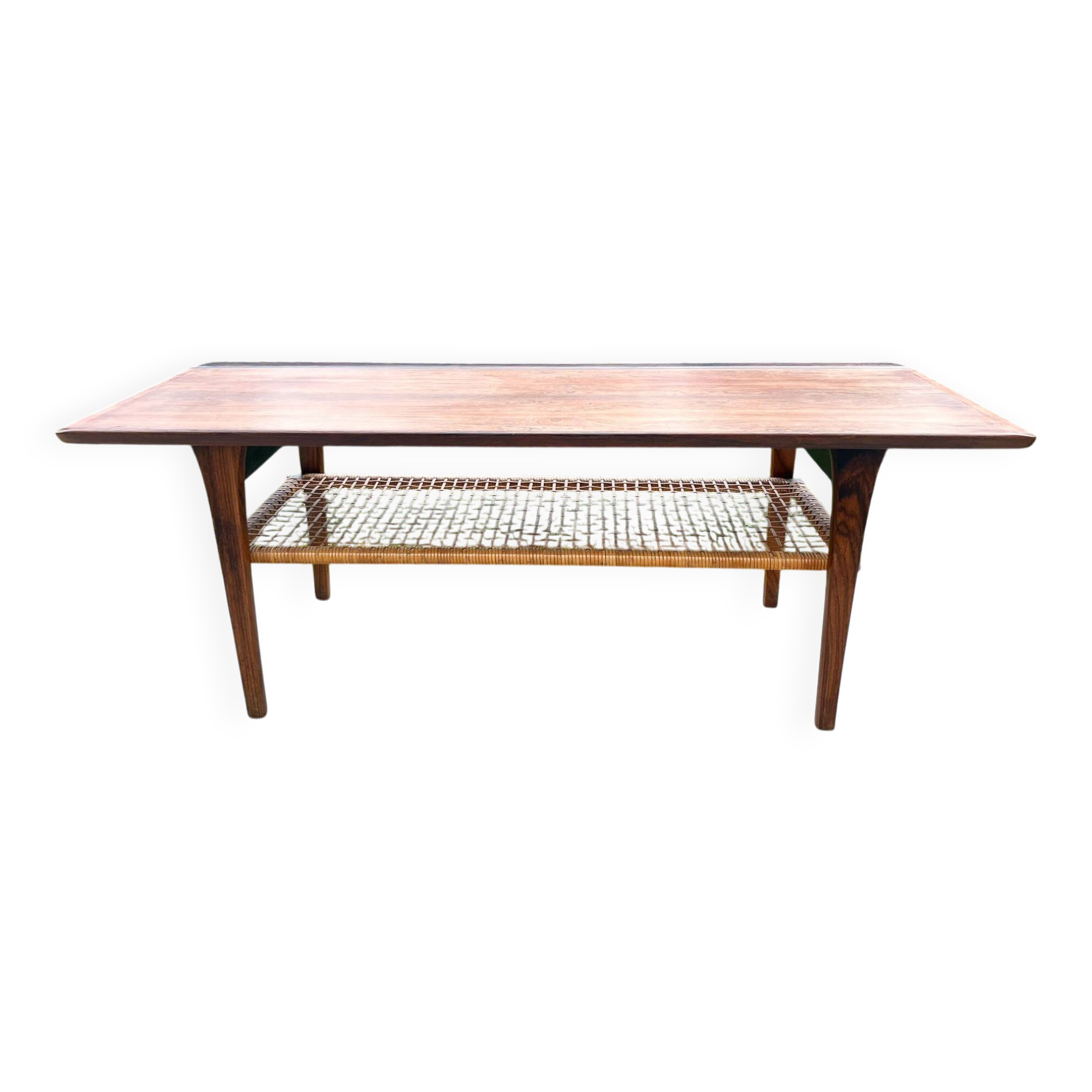 Table basse scandinave en palissandre , circa 1950:60'