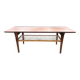 Table basse scandinave en palissandre , circa 1950:60'