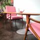 Czech vintage coffee table, wood and metal