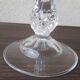 Pair of crystal candlesticks