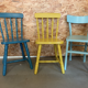 Lot de 3 Chaises Westerns