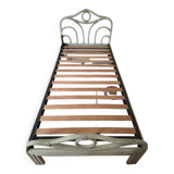 Bed with box spring