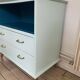 Vintage commode with tapered legs