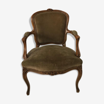 Fauteuil Cabriolet de style Louis XV