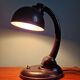 Brown Bakelite desk lamp, Eric Kirkman Cole, 1930s