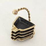Stackable ashtrays from the 50s