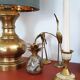 Bougeoir laiton et nacre