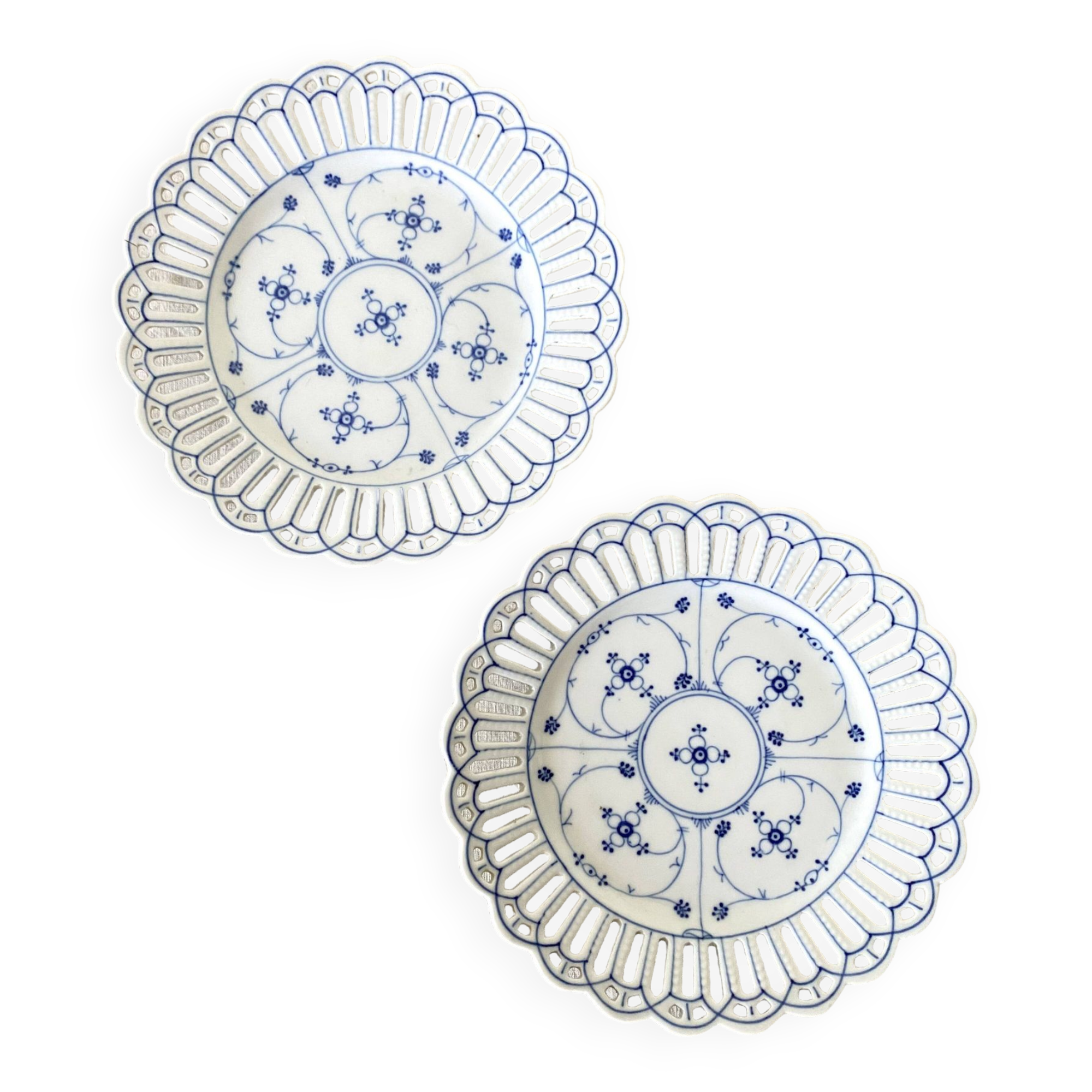 Bavaria openwork porcelain plates