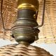 Lampe rotin vintage annees 60