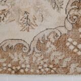 7x11 Large Handmade Wool Vintage Rug, 209x335Cm