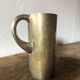 Vintage carafe, brass metal carafe, pitcher, flower pot, kitchen, decoration