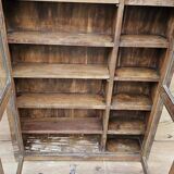 Old Burmese teak display case