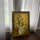 Bouquet of flowers including tulip and yellow pitcher