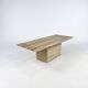 Vintage Italian Travertine Coffee Table, 1970s