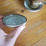Stoneware cups service