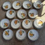Antique tableware set from Digoin and Sarreguemines